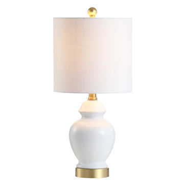 Perry 20" Ceramic/Metal LED Table Lamp - JONATHAN Y